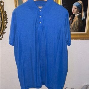 The Foundry Supply Co Blue Polo Shirt Classic Design